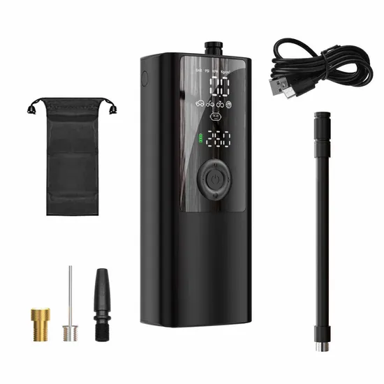 12,6 V Reifenfüller, tragbare Mini-Wireless-Smart-Auto-Luftpumpe